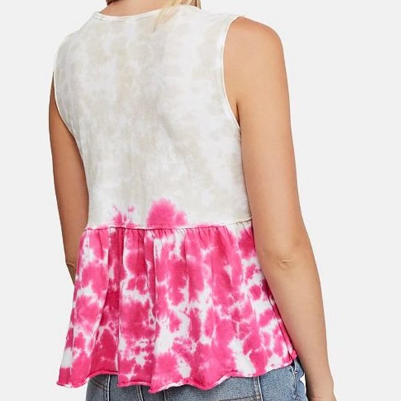 Free People Tie Dye Tank Top - Size S - Picture 6 of 6